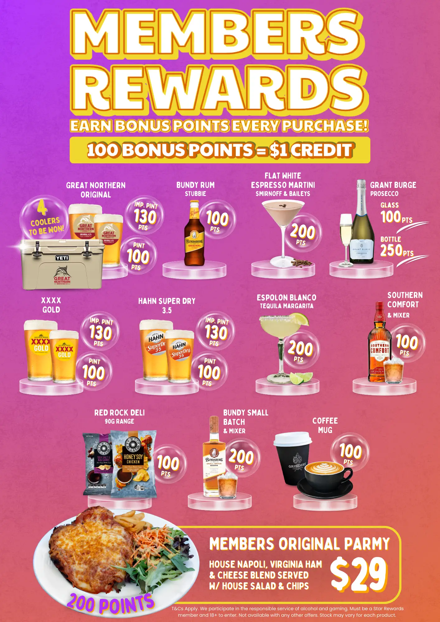 Exciting Members Rewards – March & April
